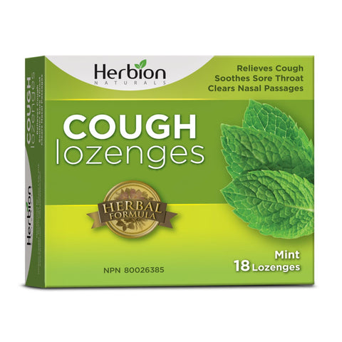 Herbion Naturals Cough Lozenges – Mint, 18 Lozenges