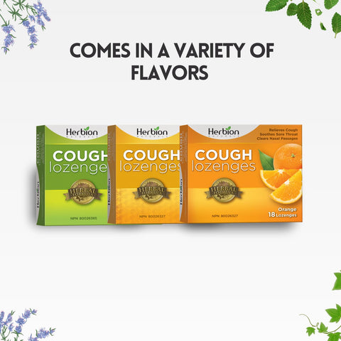 Herbion Naturals Cough Lozenges – Mint, 18 Lozenges