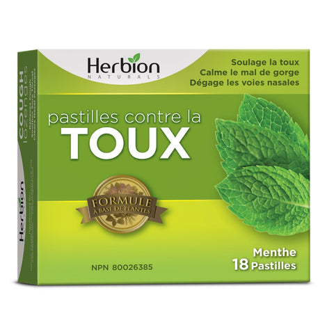 Herbion Naturals Cough Lozenges – Mint, 18 Lozenges
