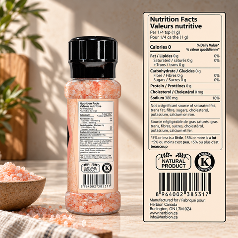 Pink Salt Grinder 225 Grams (1-Pack)