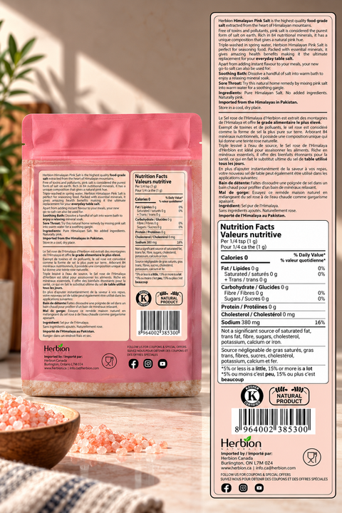 Pink Salt 1 Kg Pouch (1-Pack)