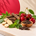 Cherry lozenges herbal ingredient visual
