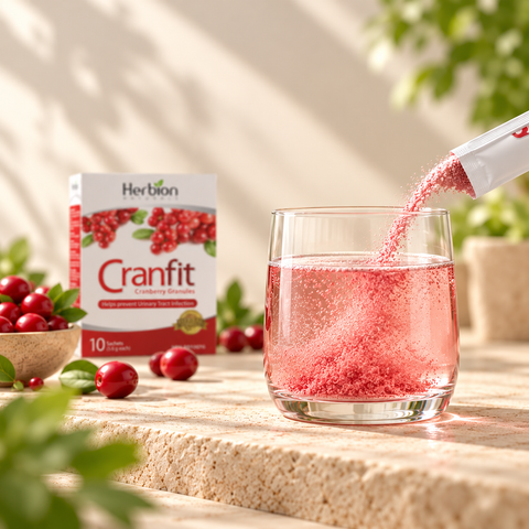 Cranfit cranberry granules drink preparation