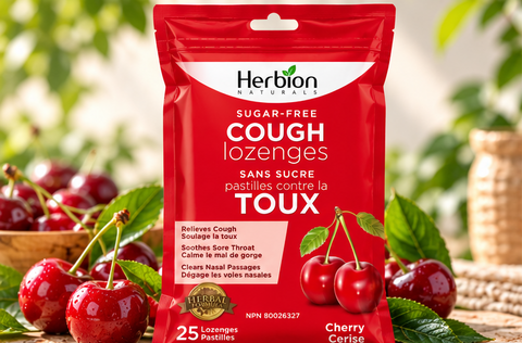 Sugar-Free Cherry Cough Lozenges front