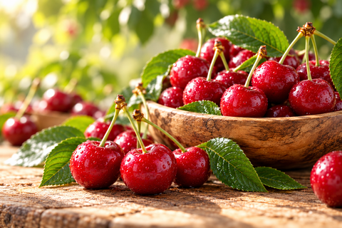 Cherry fruit still life
