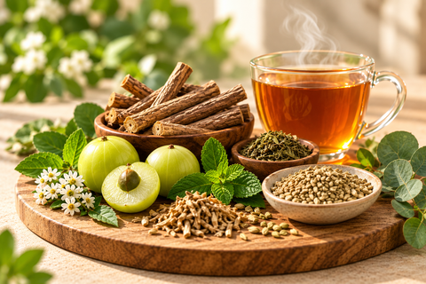 Botanical ingredients of Cold and Flu Remedy