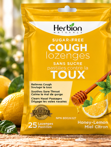 Front pack — Sugar-Free Honey-Lemon Cough Lozenges 25 count