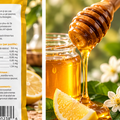Honey and lemon product lifestyle