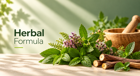 Herbal botanical formula visual