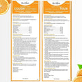 Original bilingual English French Orange cough lozenges label