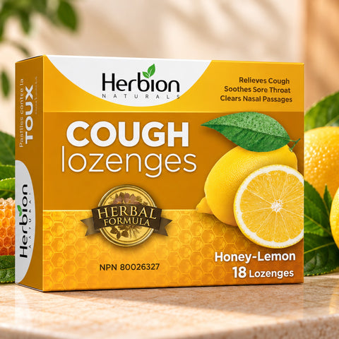 Herbion Naturals regular Orange Cough Lozenges 18 pack hero